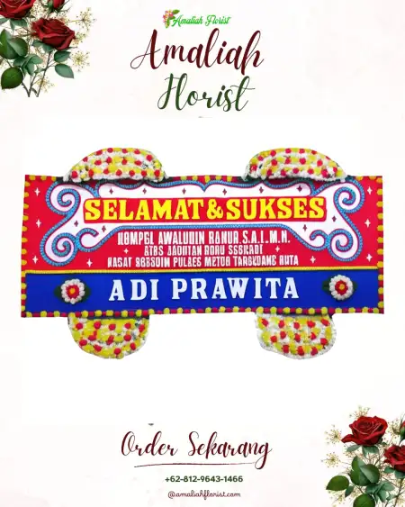 Papan Bunga Ucapan Selamat Balai Komando Cijantung