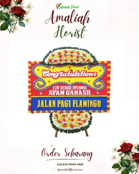 Sewa Papan Bunga Balai Komando Cijantung